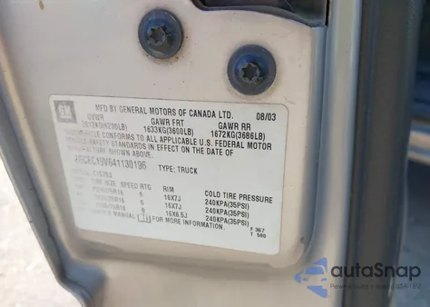 2004 Chevrolet Silverado 1500 Ls из США, поврежденный, VIN 2GCEC19V641130196